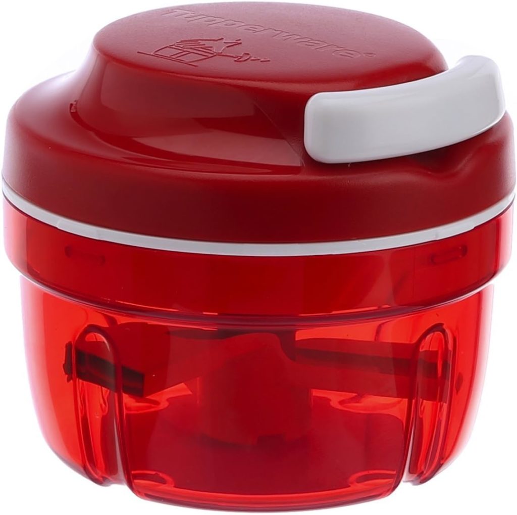 A Tupperware Chop 'N Prep Chef, which is a mini chopper coming with sharp blades like a blender.