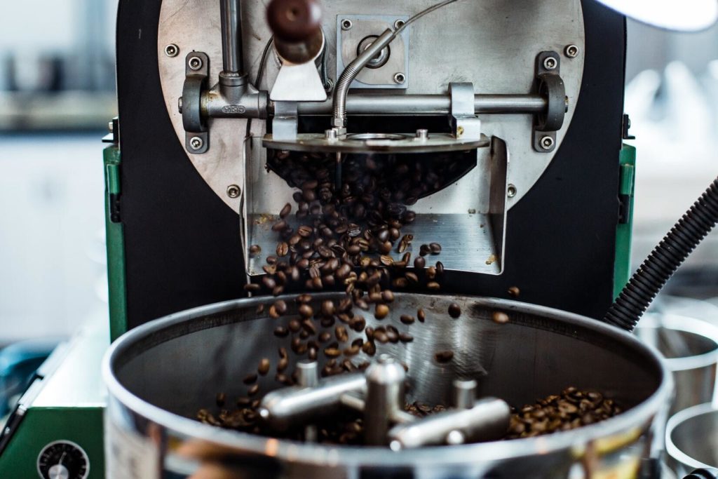 Roasting coffee beans