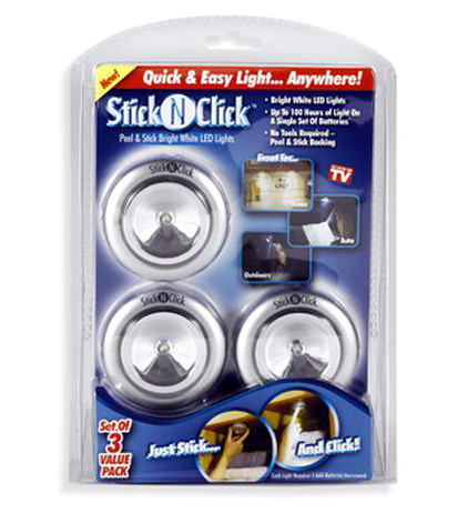 Stick-on lights