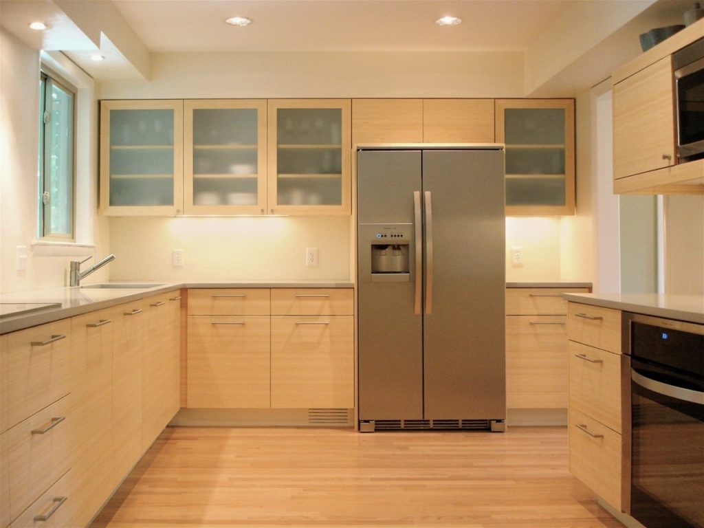 Bamboo kitchen cabinets