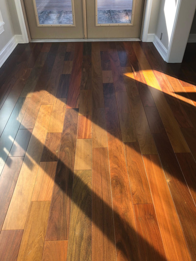 Brazilian walnut flooring