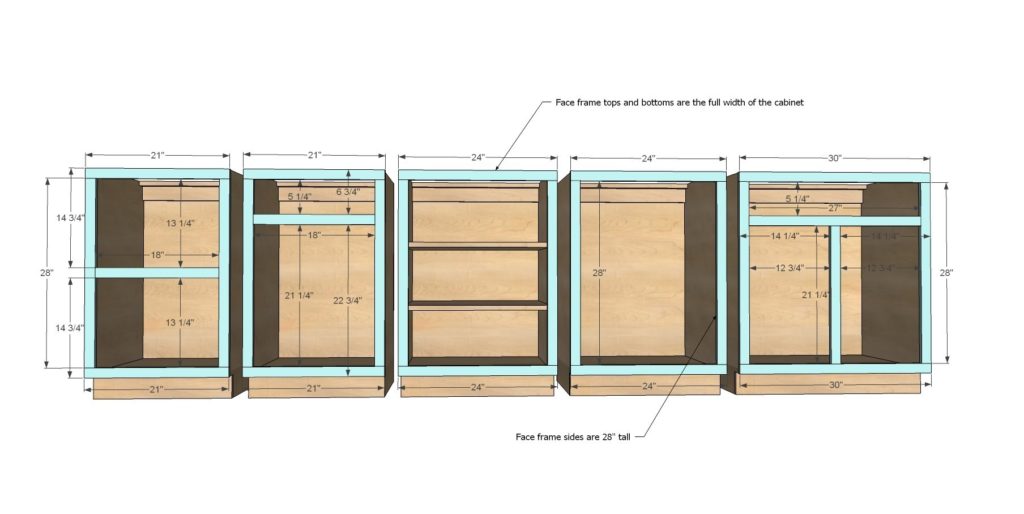 Kitchen cabinet plans