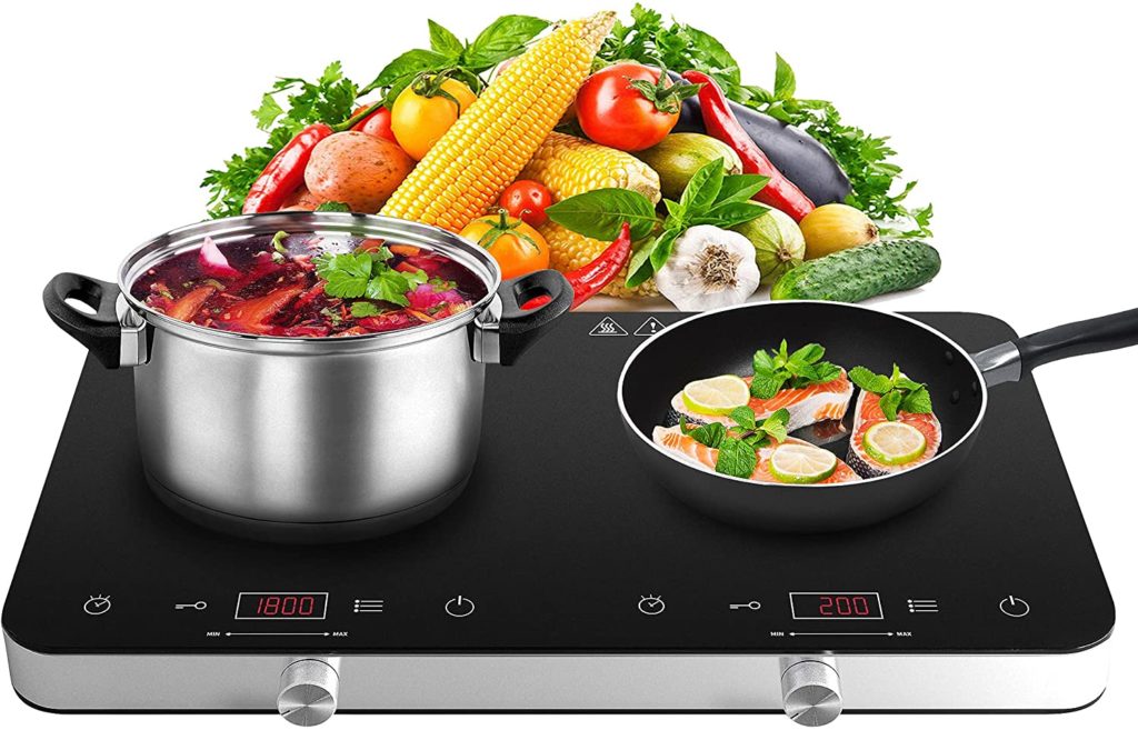 COOKTRON Double Induction Cooktop Burner