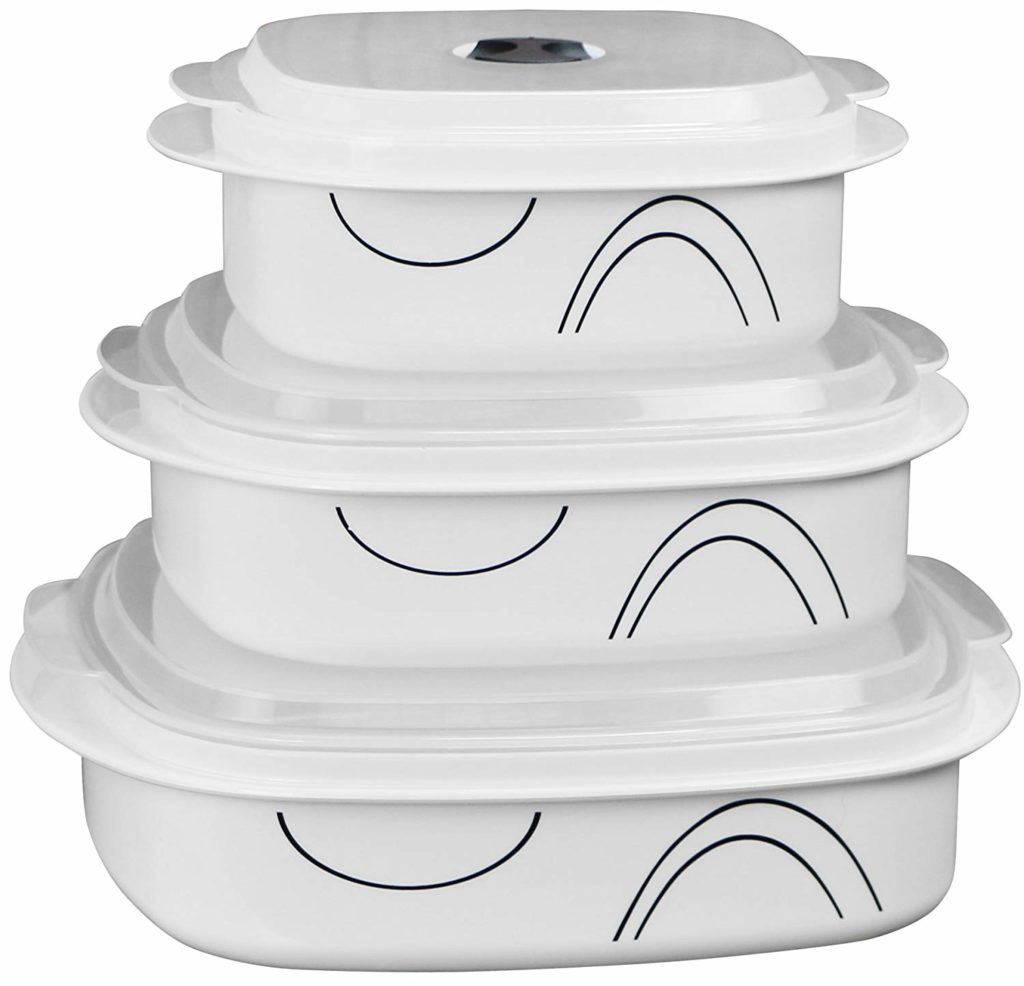 Corelle Coordinates by Reston Lloyd 6-Piece Microwave Cookware