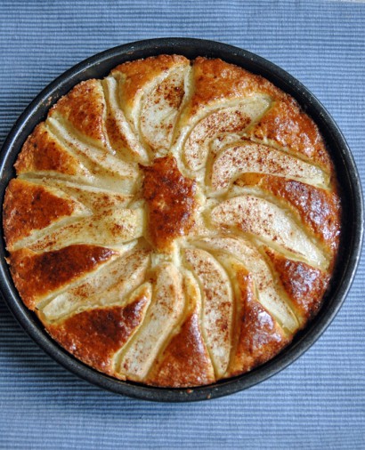 Amaretto-Glazed Pear Shortcake