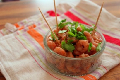 Garlic and Rosé Shrimp