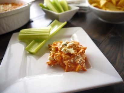 Lighter Buffalo Chicken Dip