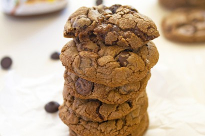 Nutella Chocolate Chip Cookies