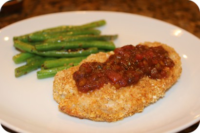 Tortilla Chip-Crusted Pork Chops