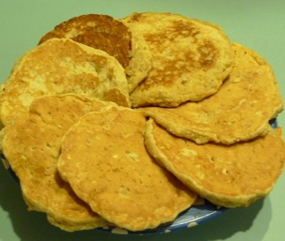 Apple Oat Pancakes