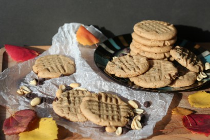 Chewy Pumpkin Peanut Butter Cookies