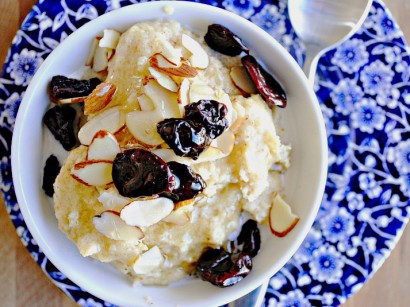 Creamy Wheat Cereal with Fruit & Nuts