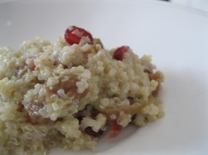 Fig and Cranberry Quinoa Porridge