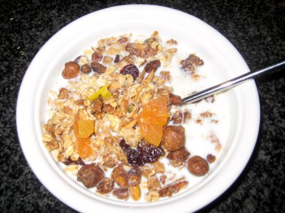 Granola with Dried Mango and Apricots