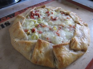 Onion and Artichoke Galette