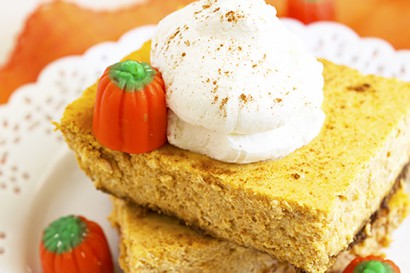 Pumpkin Cheesecake Bars