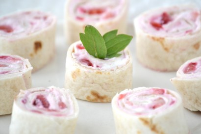 Strawberries and Cream Pinwheels