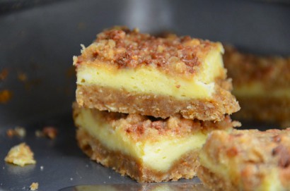 Toffee Cheesecake Bars