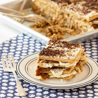 Caramel Coconut Icebox Cake