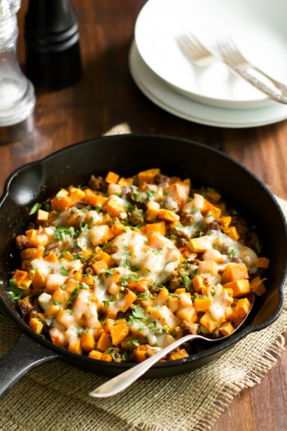 Ground Turkey Sweet Potato Skillet