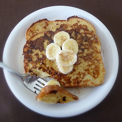 Invisible Banana French Toast