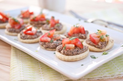 Olive and Goat Cheese Tartlets