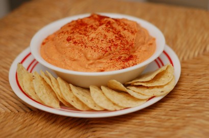 Roasted Red Pepper and Garlic Hummus