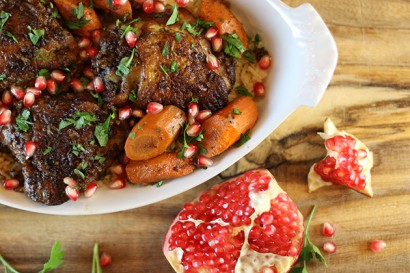 Slow Cooker Chicken with Pomegranates