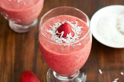 Strawberry Coconut Chia Pudding