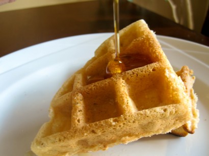 Banana Flax Waffles