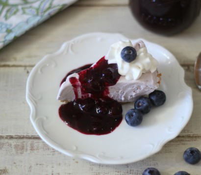 Blueberry Ice Cream Pie