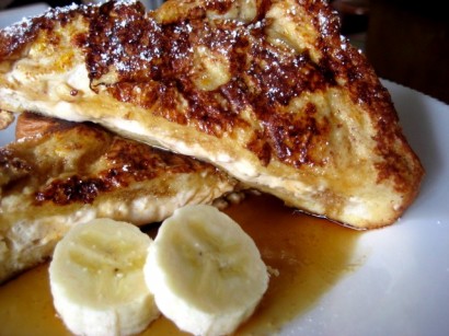 Caramelized Stuffed Challah French Toast