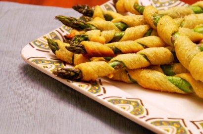 Crescent Roll Asparagus Spirals