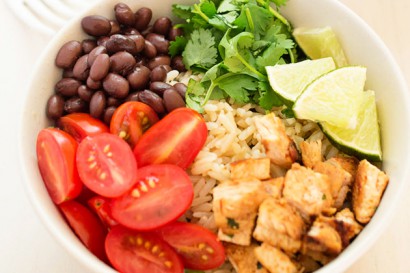 Healthy Chicken Burrito Bowl