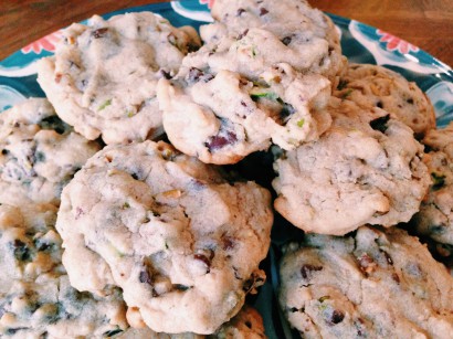 Pistachio Chocolate Chip Cookies