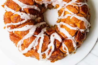 Pumpkin Cream Cheese Monkey Bread