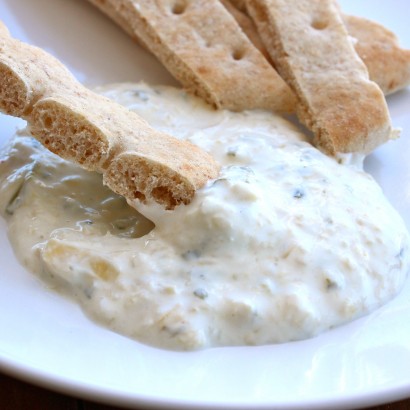 Yogurt Artichoke Spinach Dip