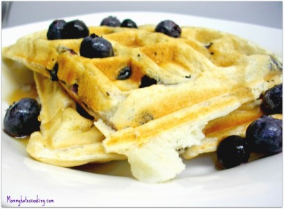 Allergy Free Blueberry Waffles