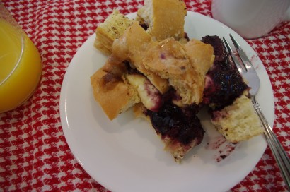 Blackberry French Toast Bake