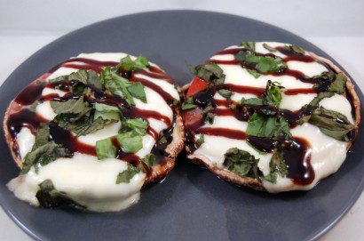 Caprese Stuffed Mushrooms