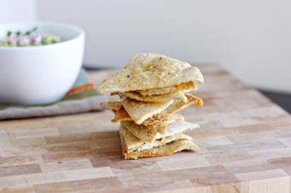 Parmesan Baked Pita Chips