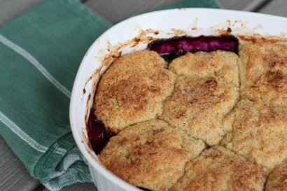 Peach Blueberry Cobbler