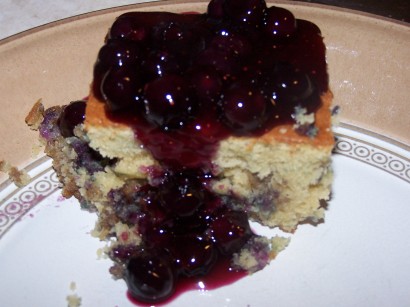 Blueberry Sausage Breakfast Cake