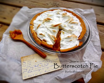 Jean’s Butterscotch Pie