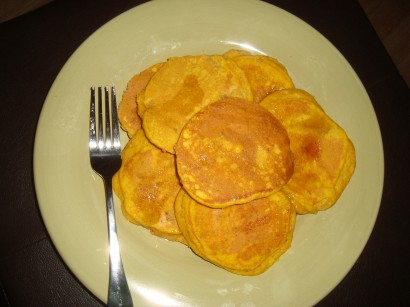 Pumpkin Banana Pancakes