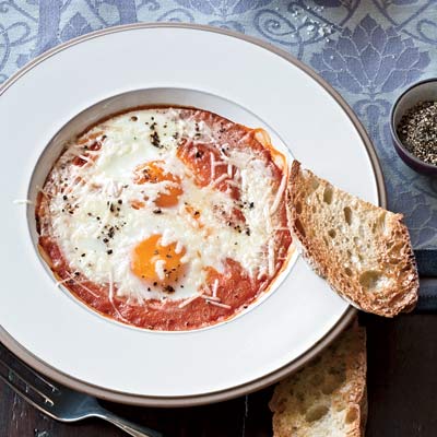 Rustic Italian Baked Eggs