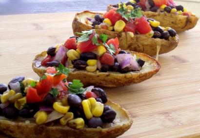 Southwestern Baked Potato Skins