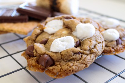 Biscoff Browned Butter S’mores Cookies