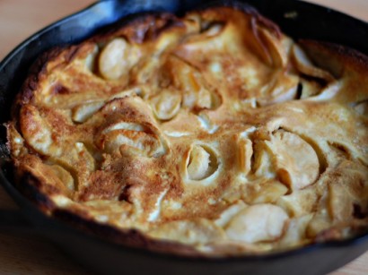 Caramel Apple German Pancake