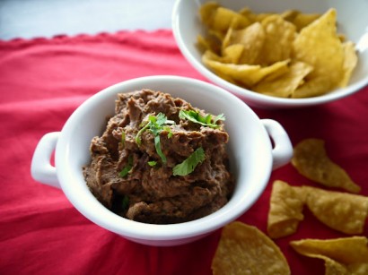 Chipotle Black Bean (and Bacon) Dip